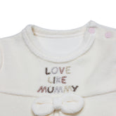 Bistyle 2'li Takım Kadife I Love Mummy